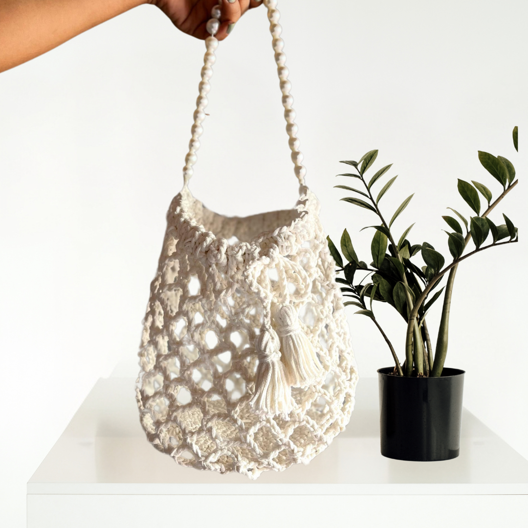 Bolso Trenzado de Crochet