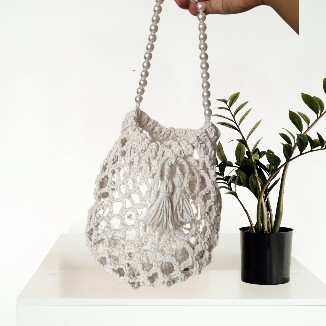 Bolso Trenzado de Crochet