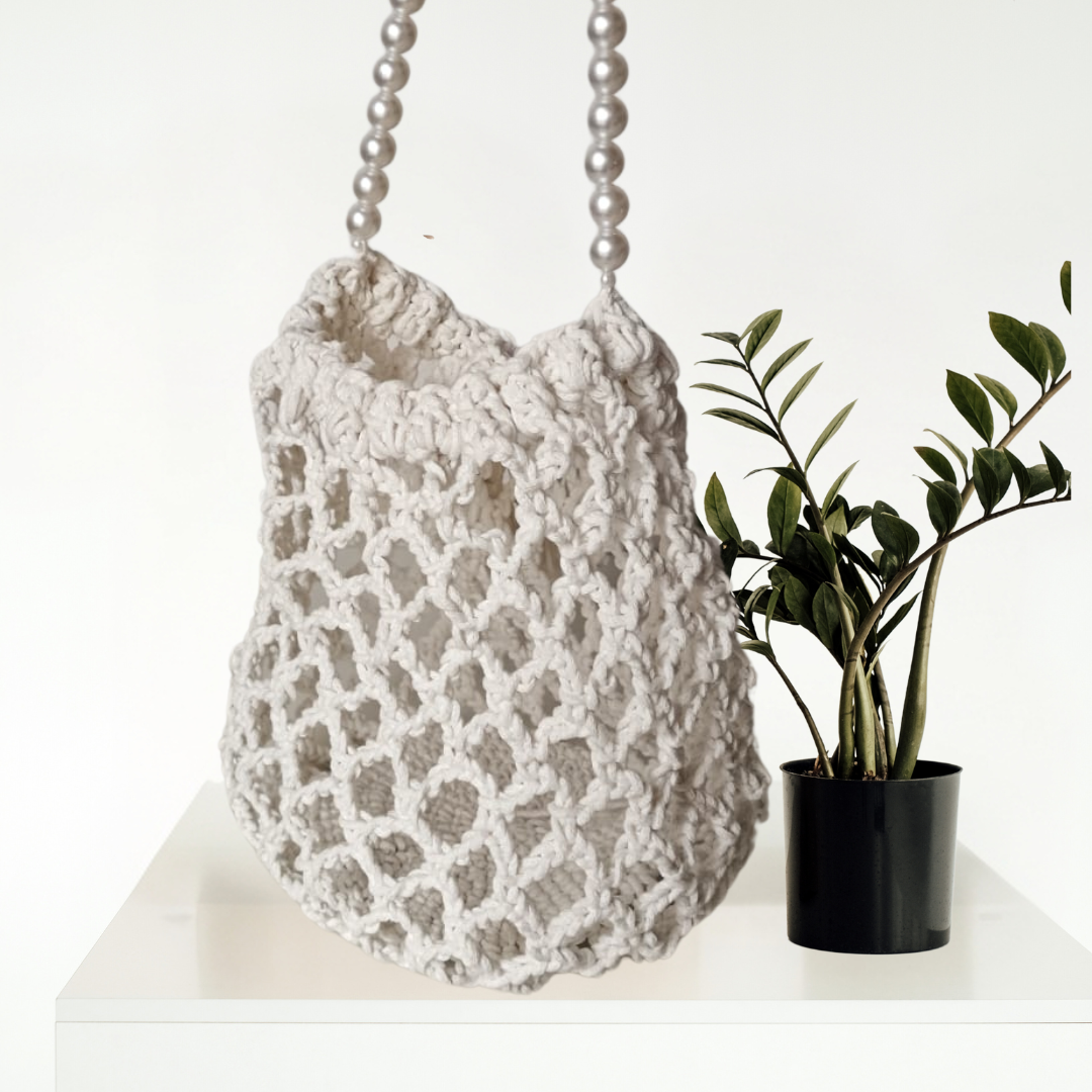Bolso Trenzado de Crochet