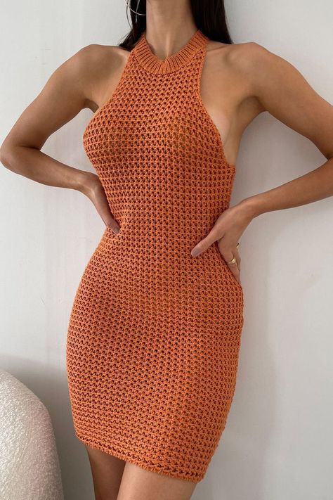 Vestido Crochet Elegante