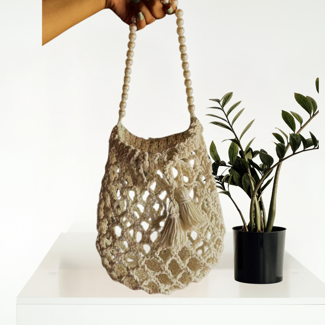 Bolso Trenzado de Crochet