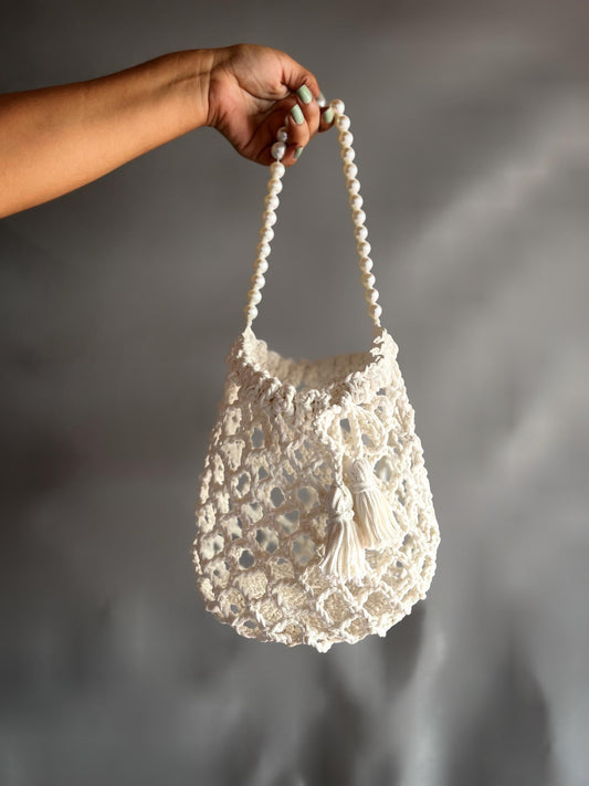 Bolso Trenzado de Crochet